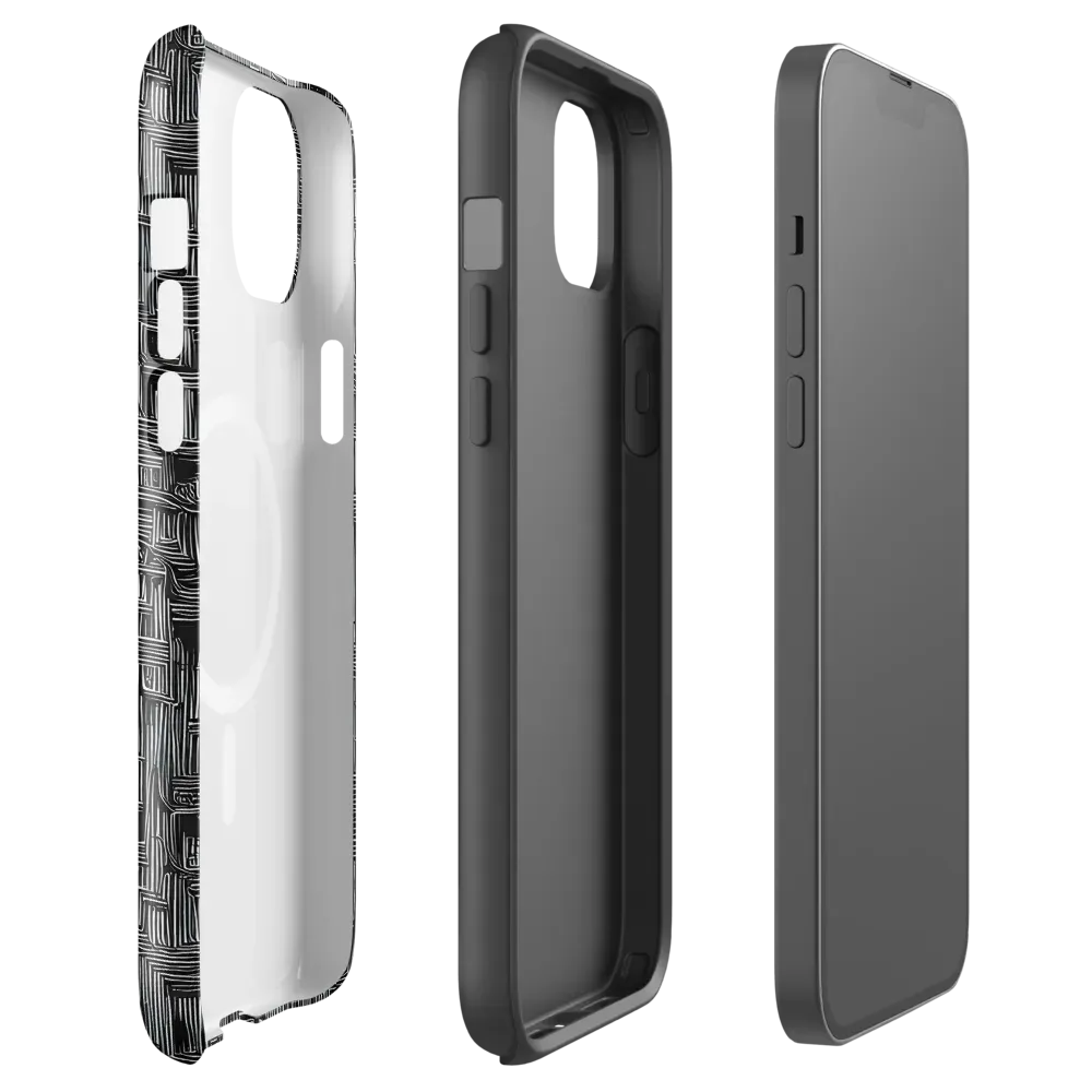 Linear Obsession on MagSafe Tough Case for iPhone® — Front