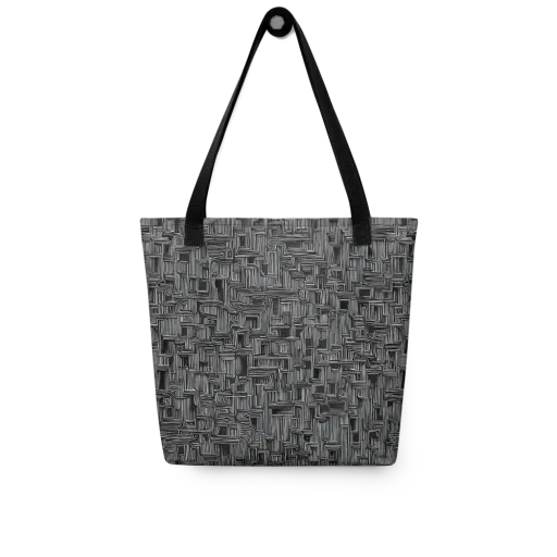 Linear Obsession on a Tote Bag