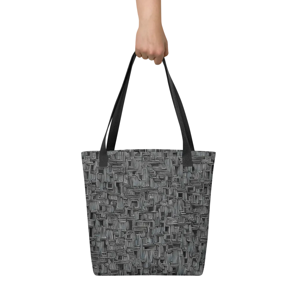 Linear Obsession on Tote Bag — Front