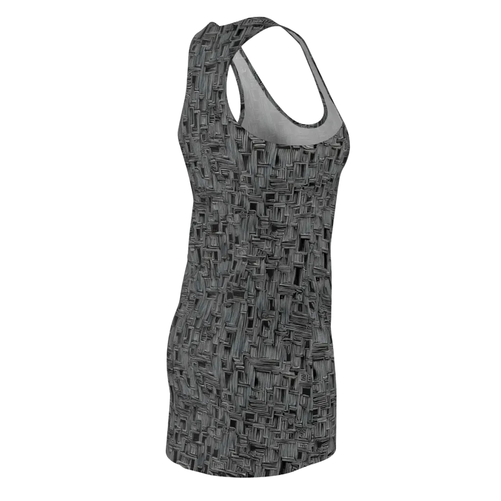 Linear Obsession on Racerback Dress — Back Side