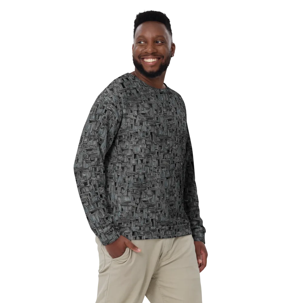 Linear Obsession on Sweatshirt — Front