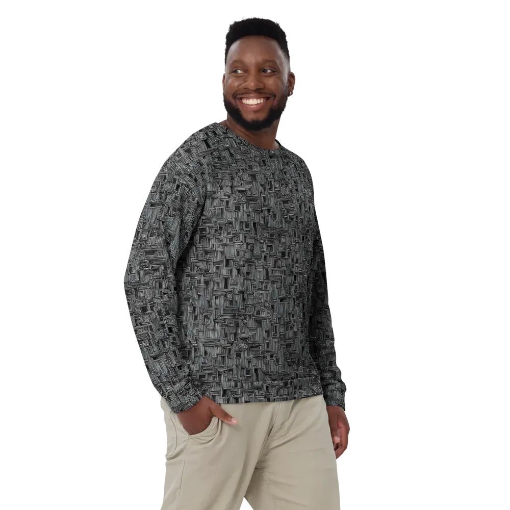 Linear Obsession on Sweatshirt — Front