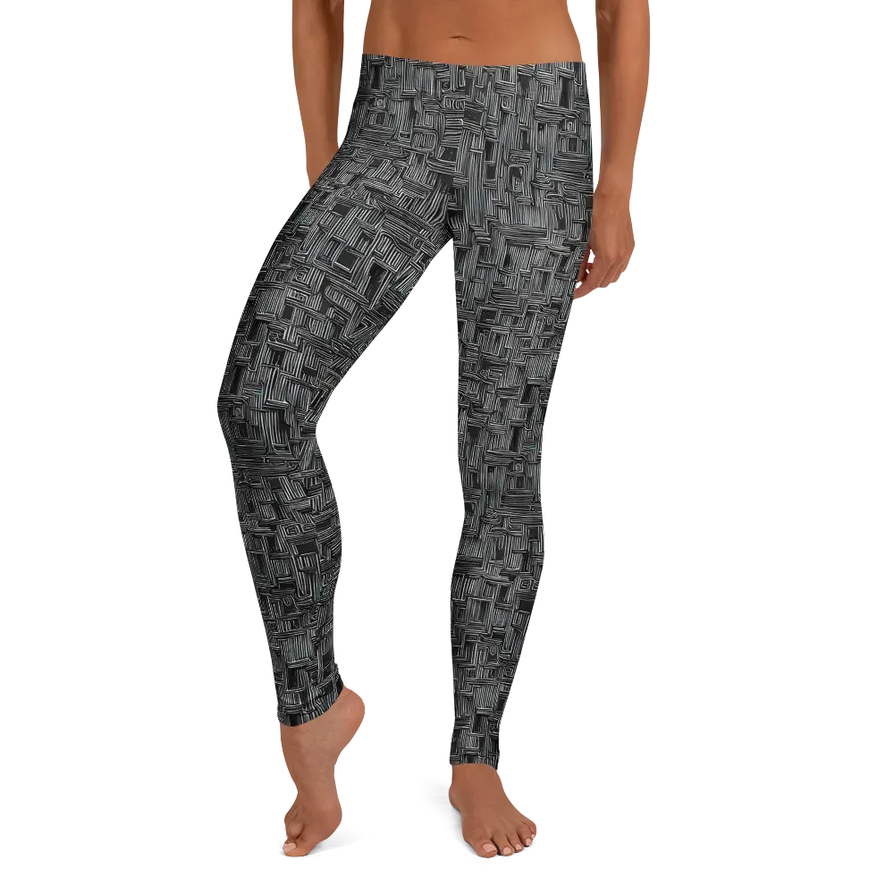 Linear Obsession on Leggings — Front