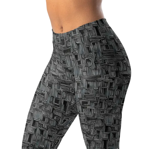 Linear Obsession on a Leggings