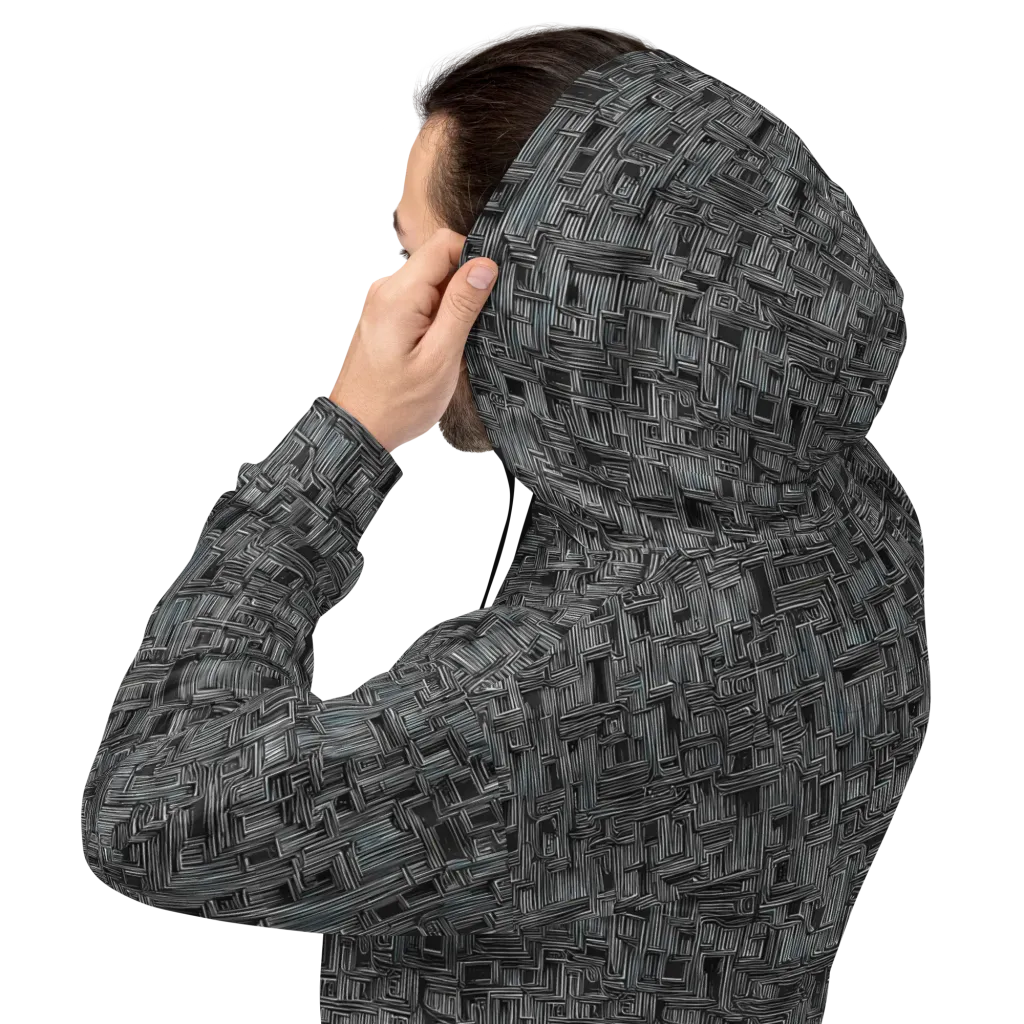 Linear Obsession on Hoodie — Back
