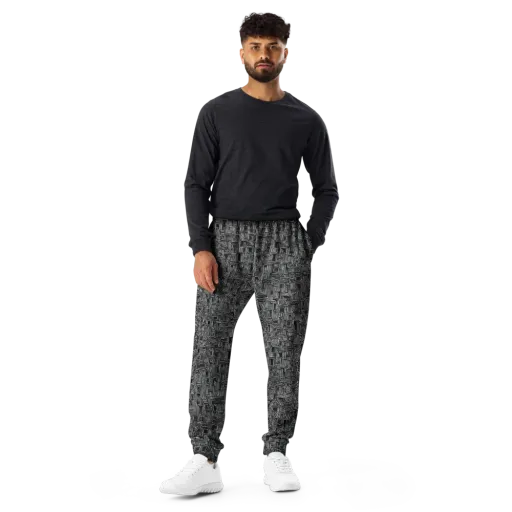 Linear Obsession on a Men's Joggers