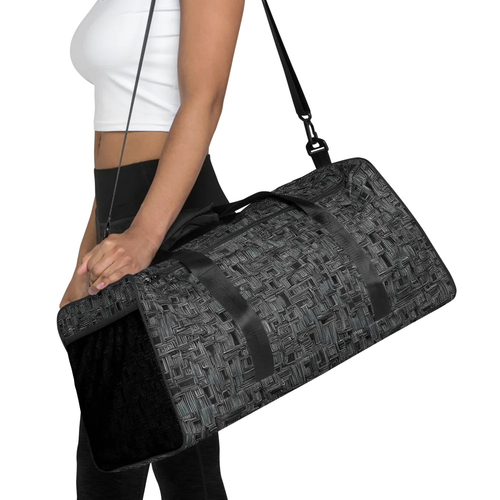 Linear Obsession on Duffle Bag — Front
