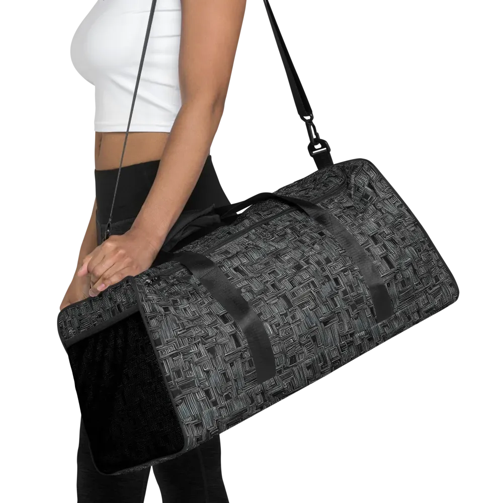 Linear Obsession on Duffle Bag — Front