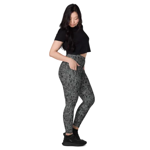 Linear Obsession on a Leggings with Pockets