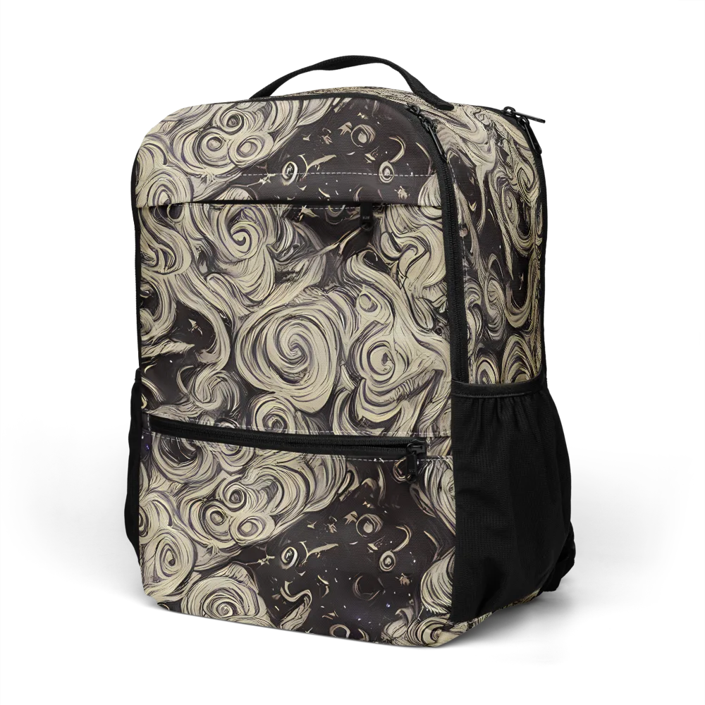 Ivory Whirlpool on Utility Backpack — Left Front