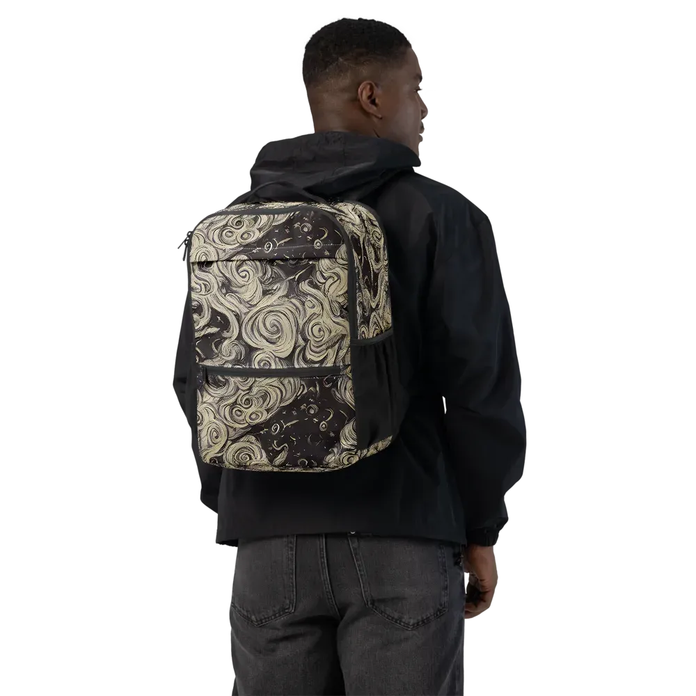 Ivory Whirlpool on Utility Backpack — Back