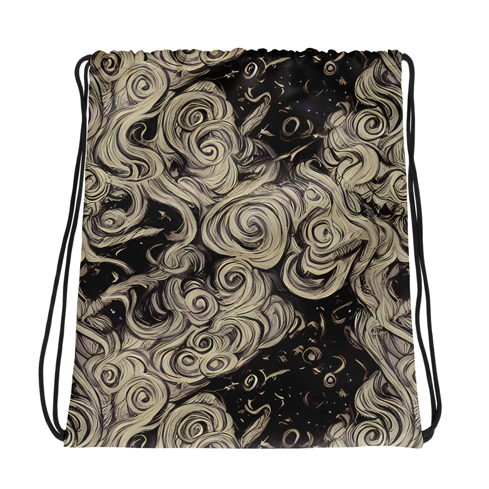 Ivory Whirlpool on Drawstring Bag — Photo