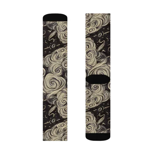 Ivory Whirlpool on a Socks