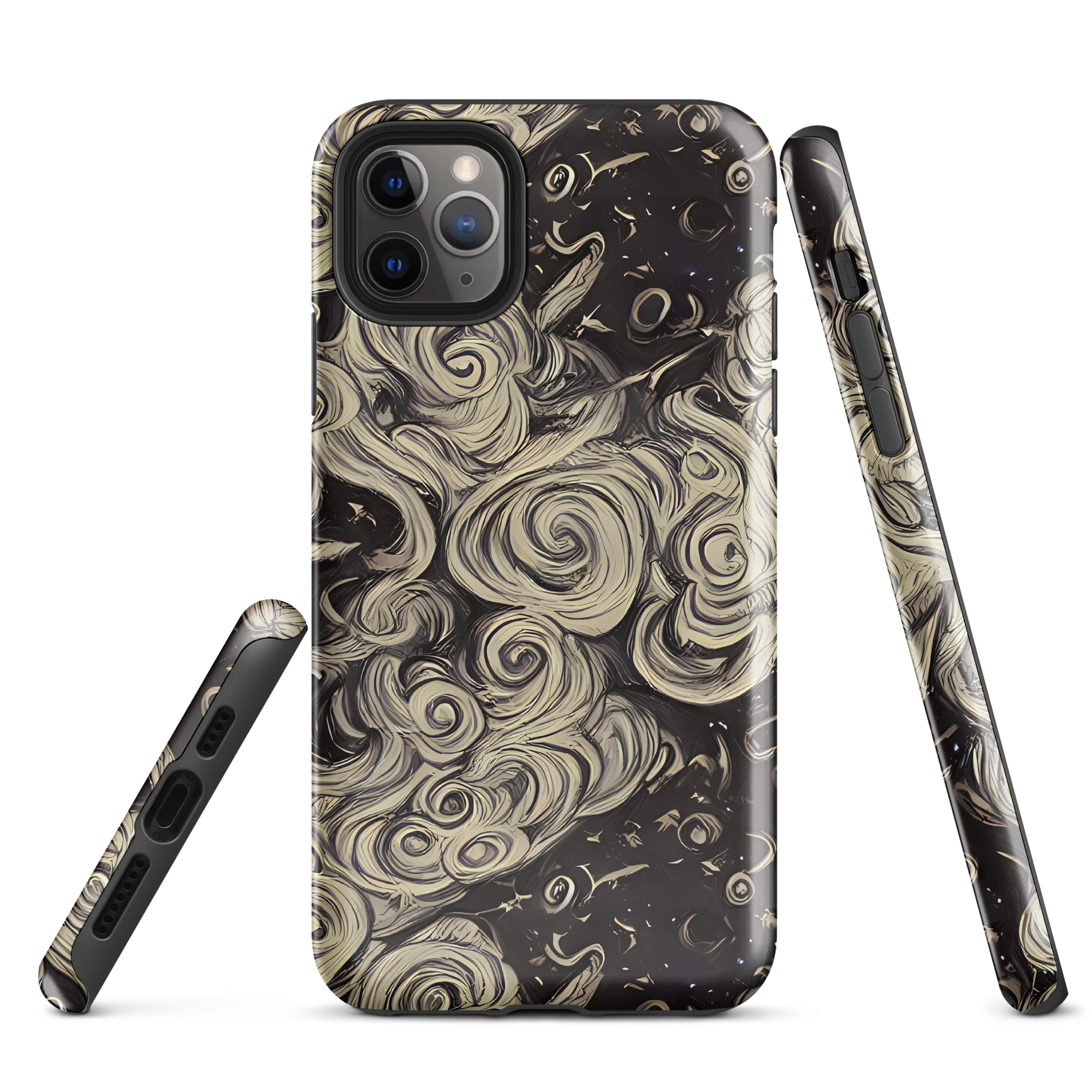 Ivory Whirlpool on Tough Case for iPhone® — Front
