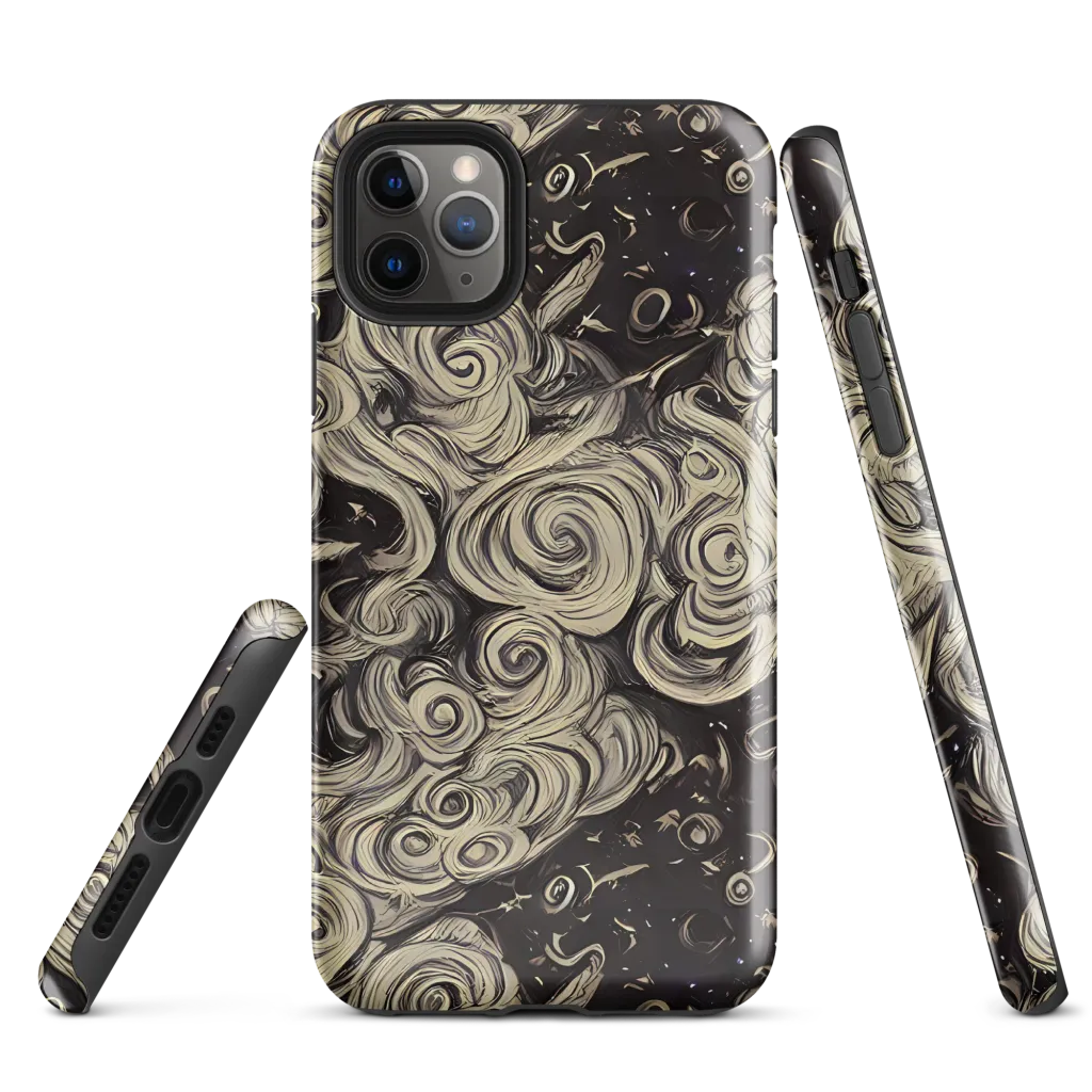 Ivory Whirlpool on Tough Case for iPhone® — Front