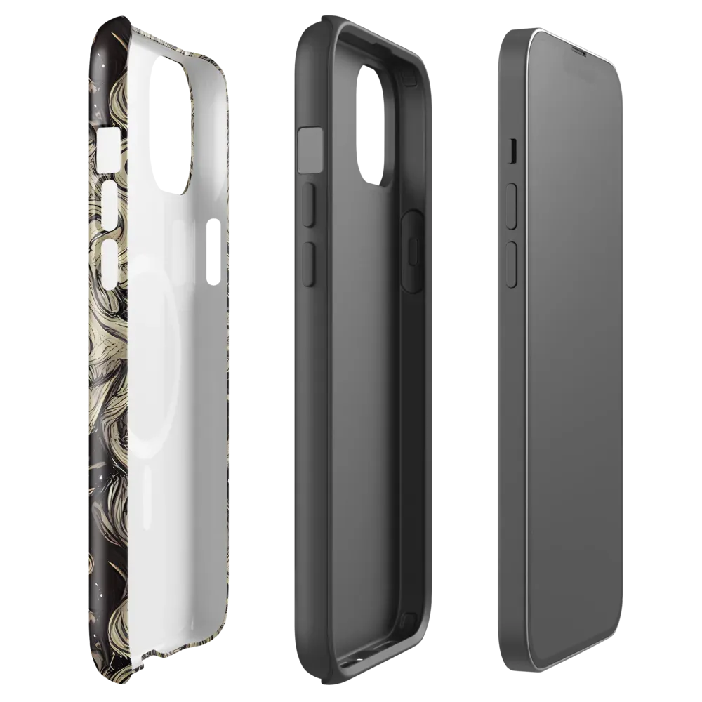 Ivory Whirlpool on MagSafe Tough Case for iPhone® — Front