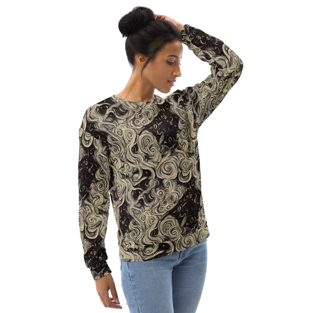 Ivory Whirlpool on Sweatshirt — Right Front