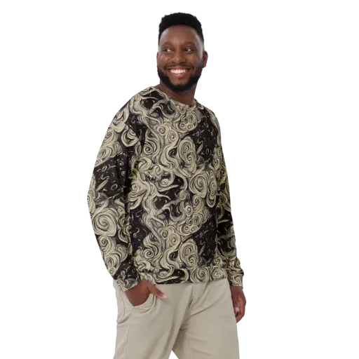 Ivory Whirlpool on a Sweatshirt