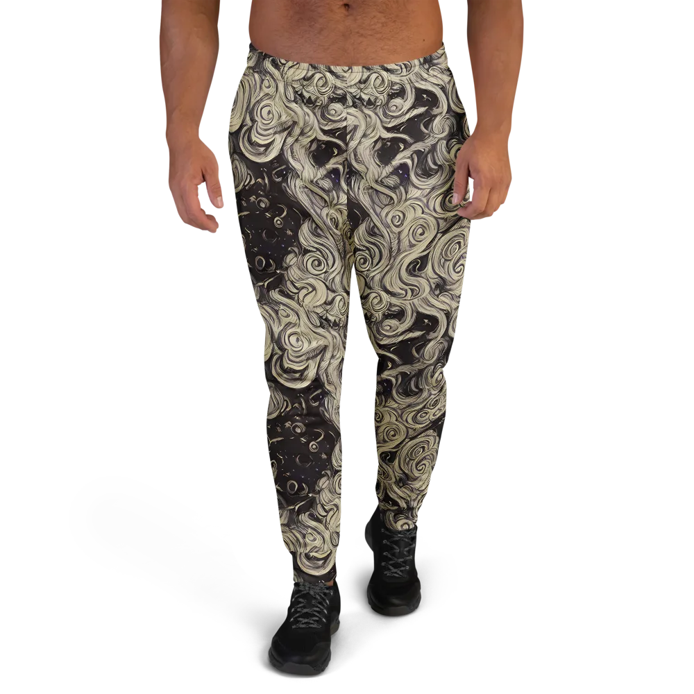 Ivory Whirlpool on Men's Joggers — Front
