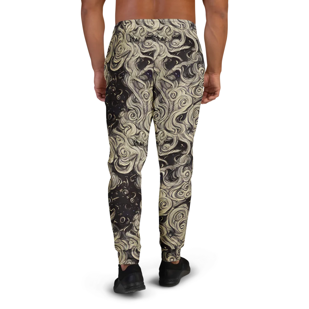 Ivory Whirlpool on Men's Joggers — Back