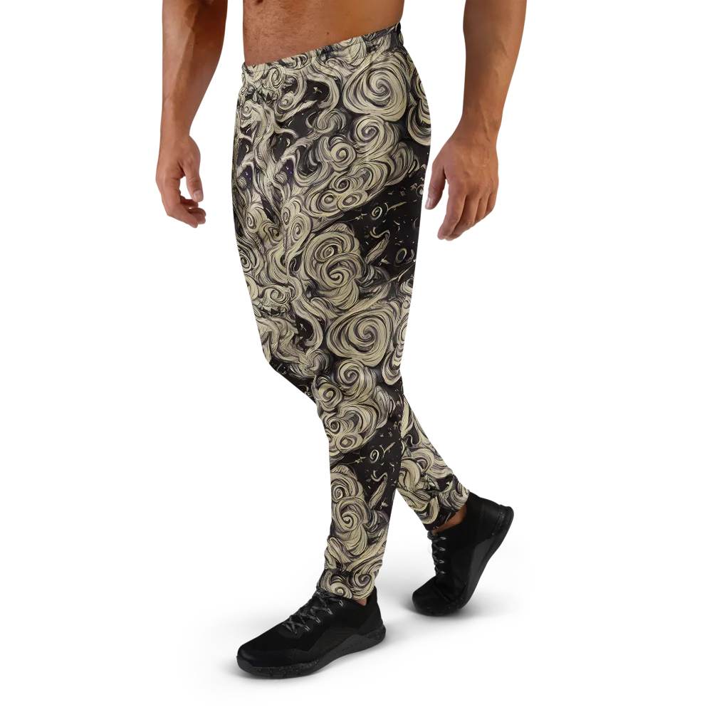 Ivory Whirlpool on Men's Joggers — Left