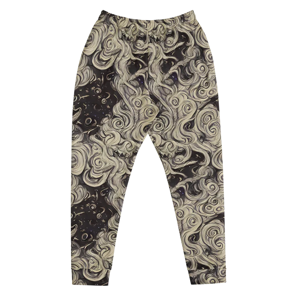 Ivory Whirlpool on Men's Joggers — Front