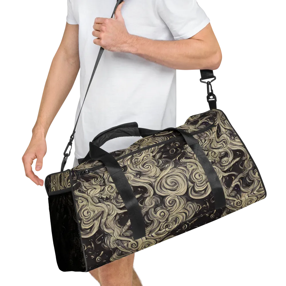 Ivory Whirlpool on Duffle Bag — Right Front