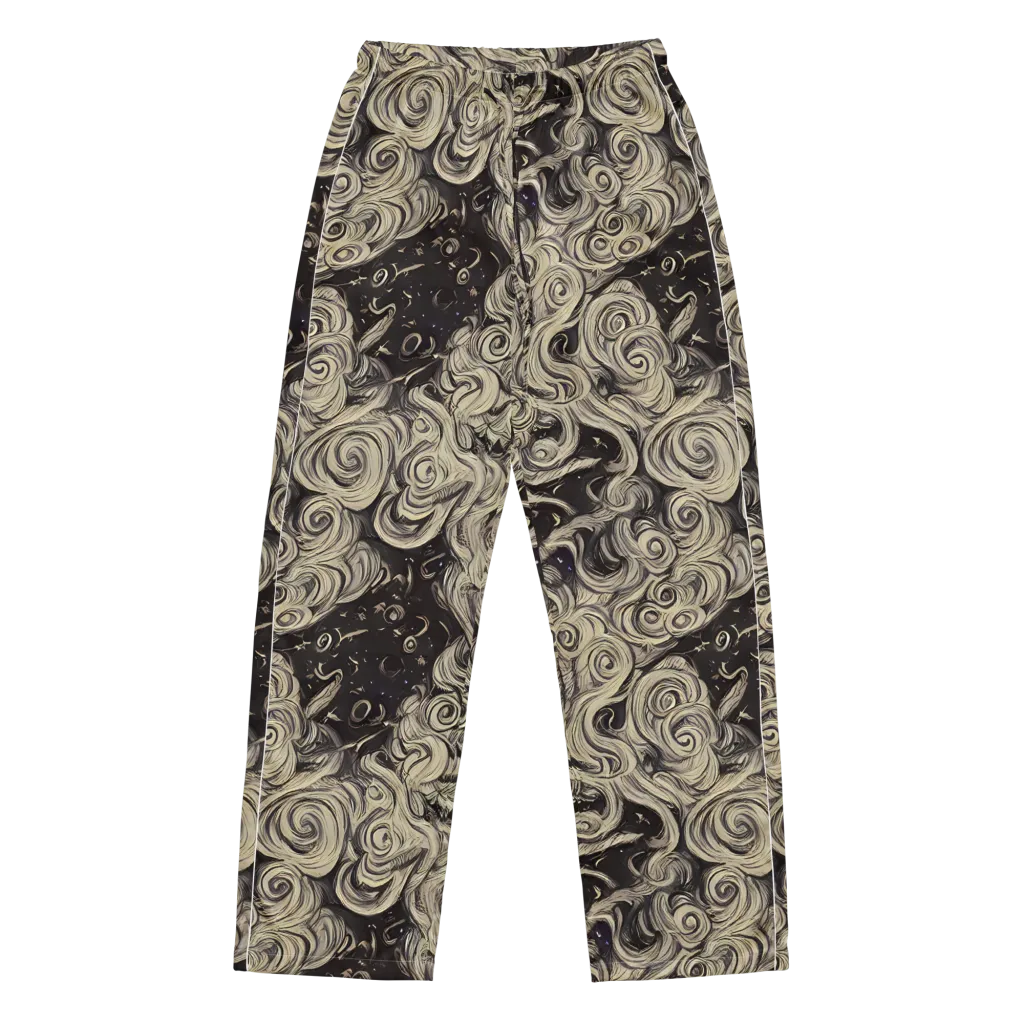 Ivory Whirlpool on Women's Pajama Pants — Front