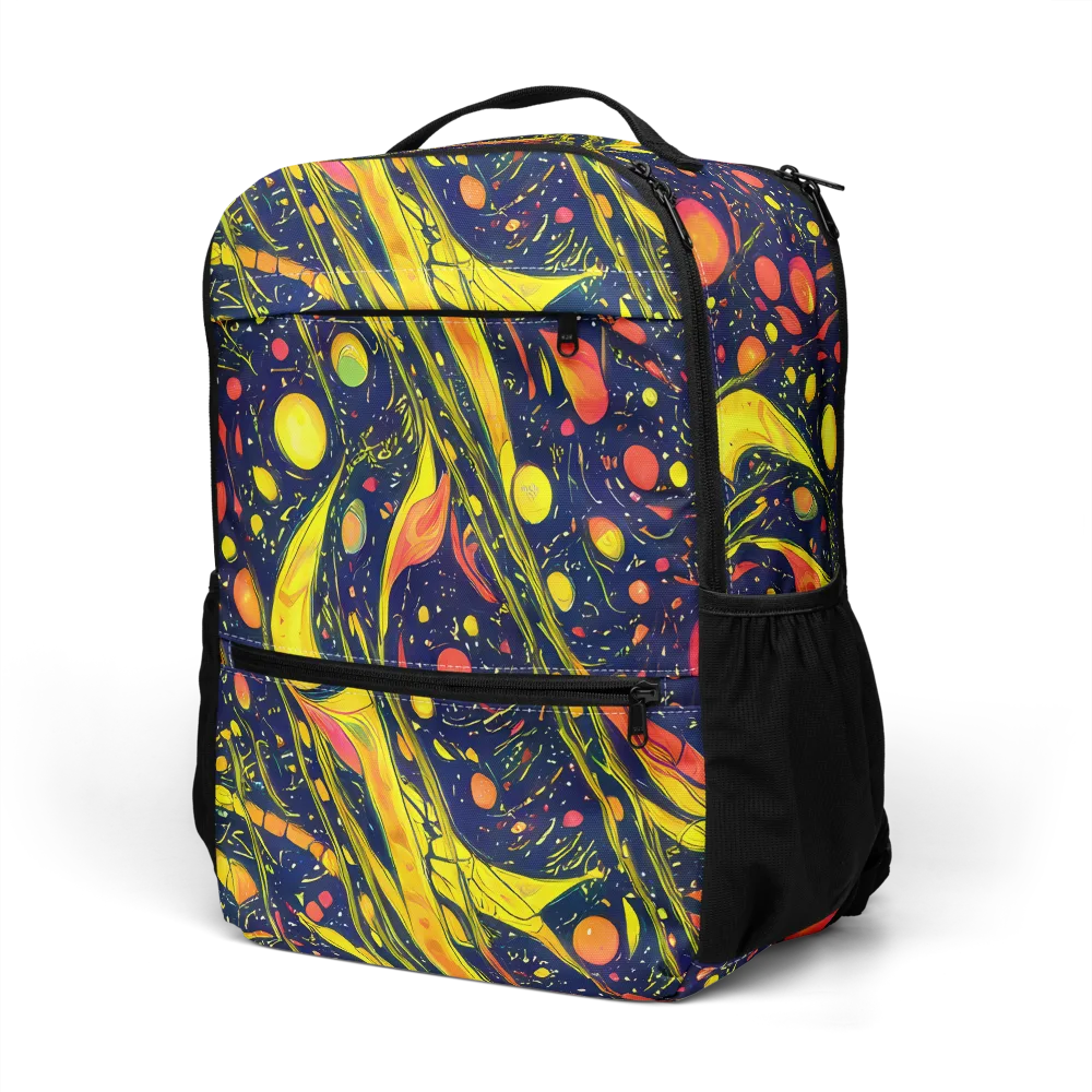 Citrus Vortex on Utility Backpack — Left Front