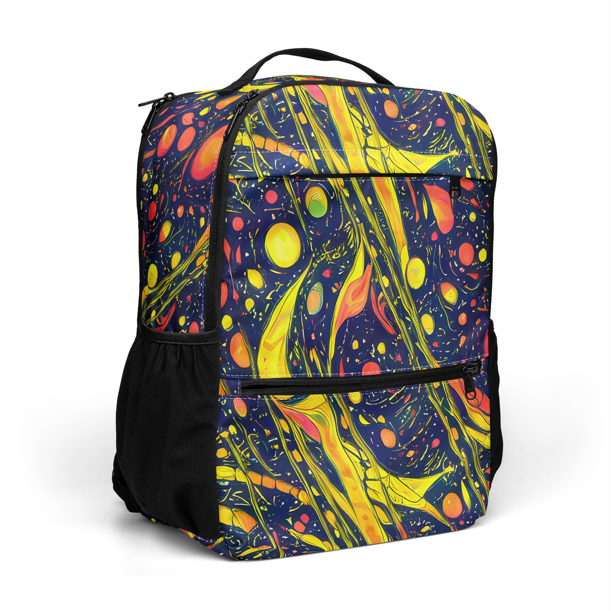 Citrus Vortex on Utility Backpack — Right Front