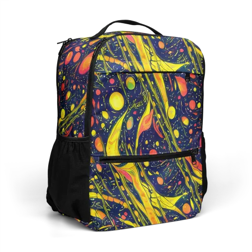 Citrus Vortex on a Utility Backpack