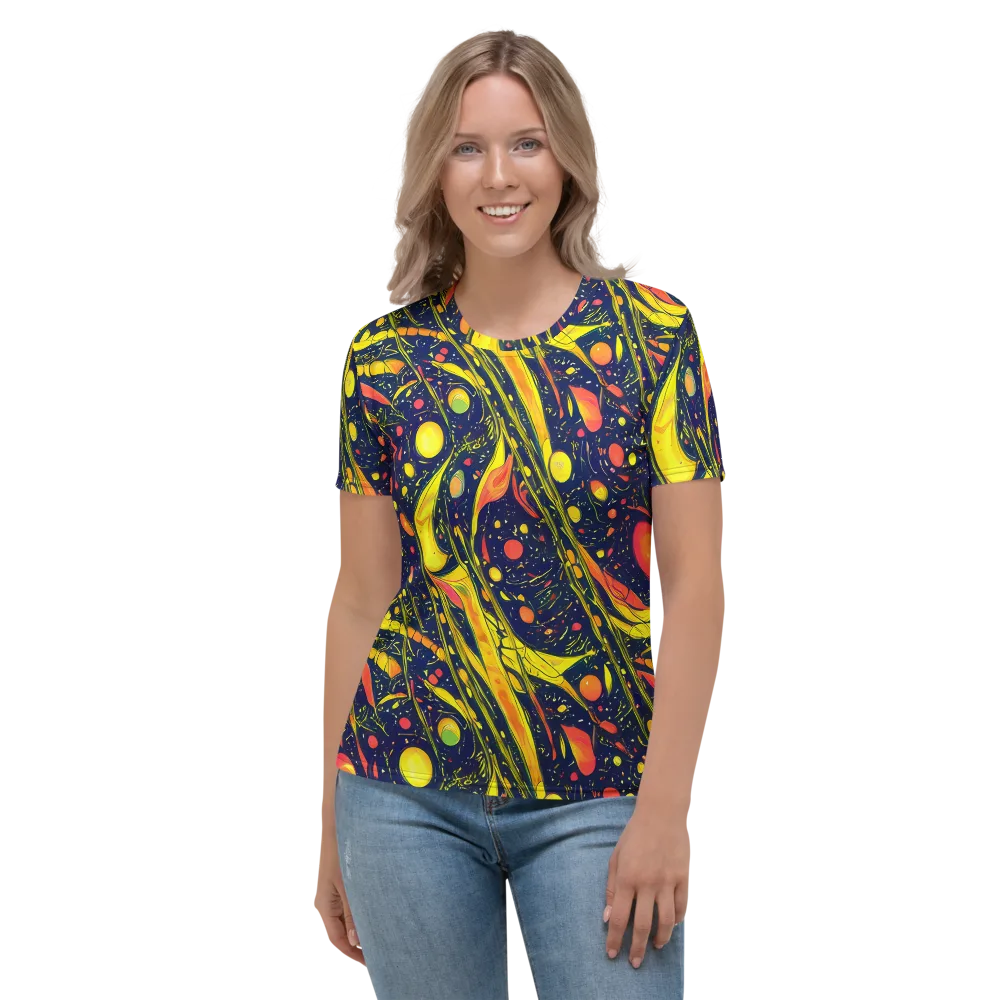 Citrus Vortex on Women's Crew Neck T-Shirt — Front