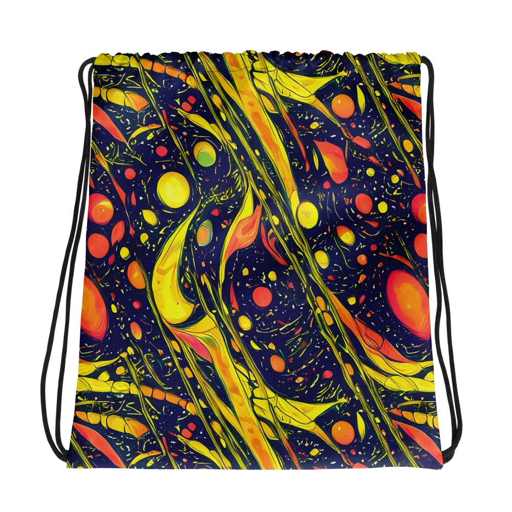 Citrus Vortex on Drawstring Bag — Photo