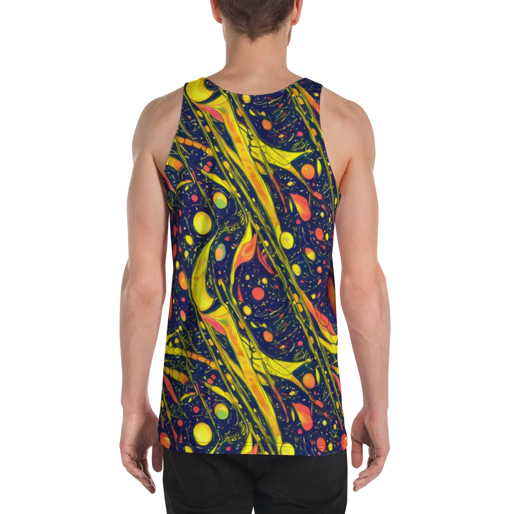 Citrus Vortex on Men's Tank Top — Back