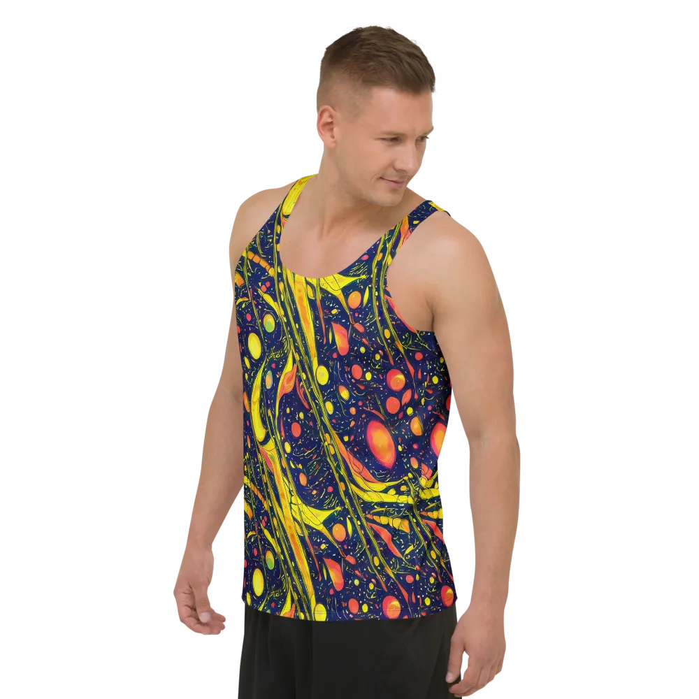 Citrus Vortex on Men's Tank Top — Left Front