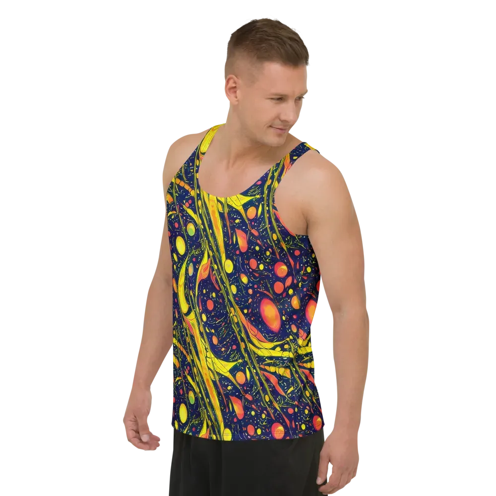 Citrus Vortex on Men's Tank Top — Left Front