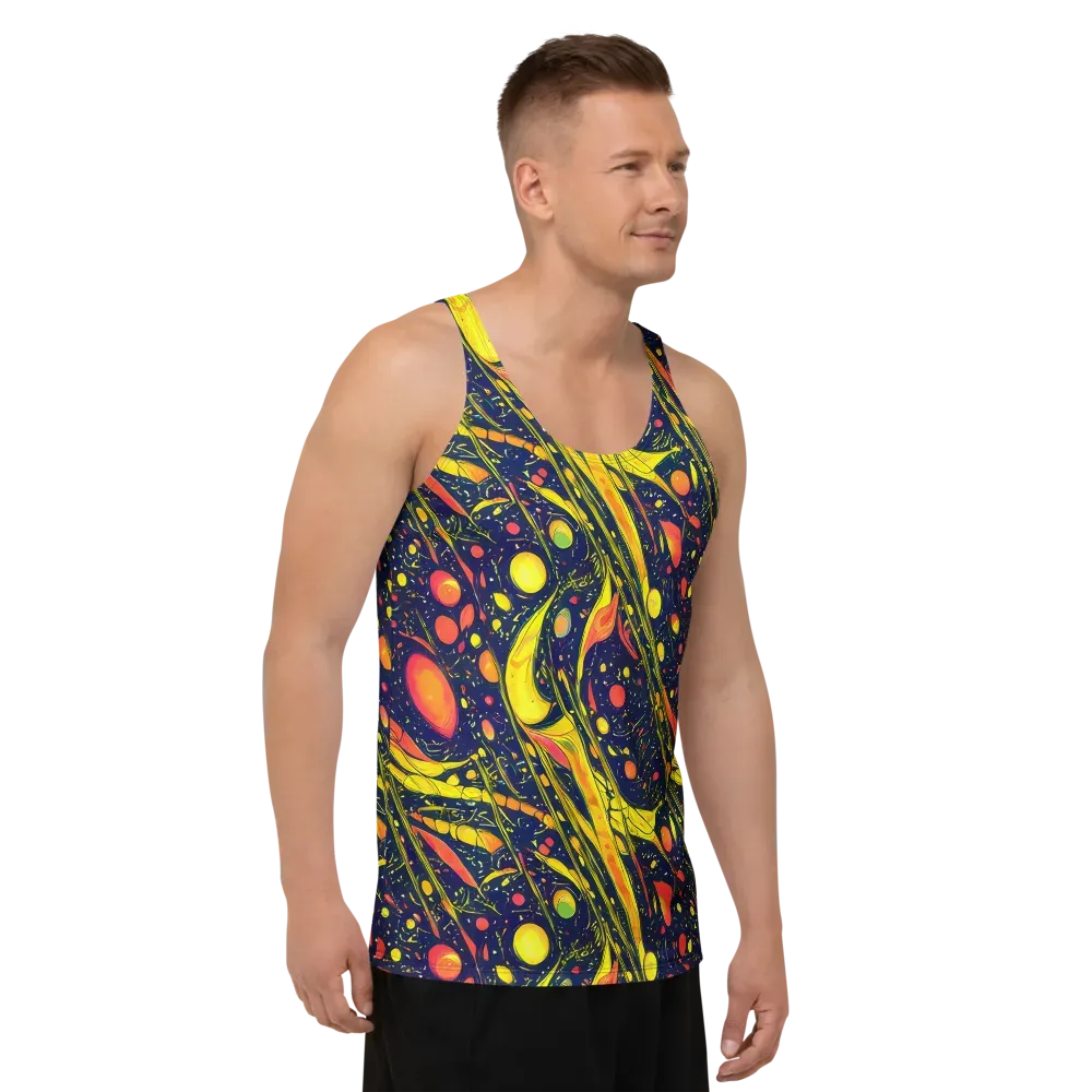 Citrus Vortex on Men's Tank Top — Right Front
