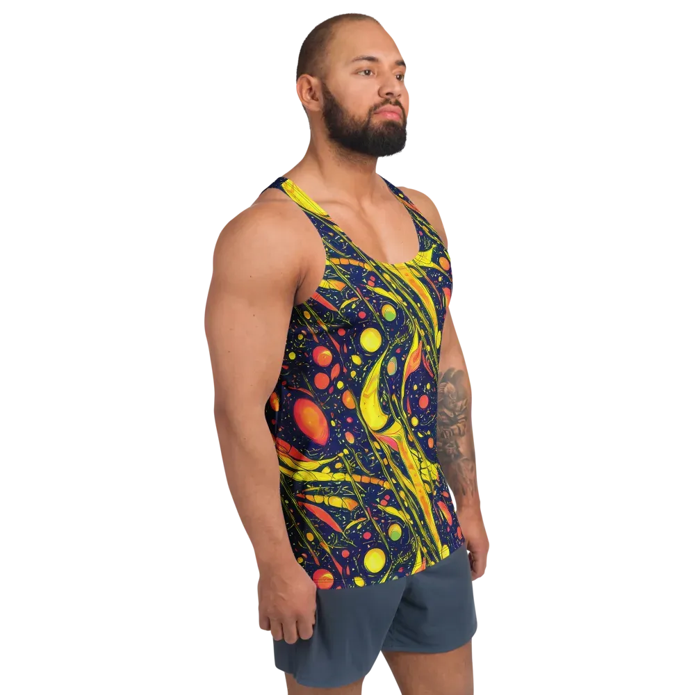 Citrus Vortex on Men's Tank Top — Right Front
