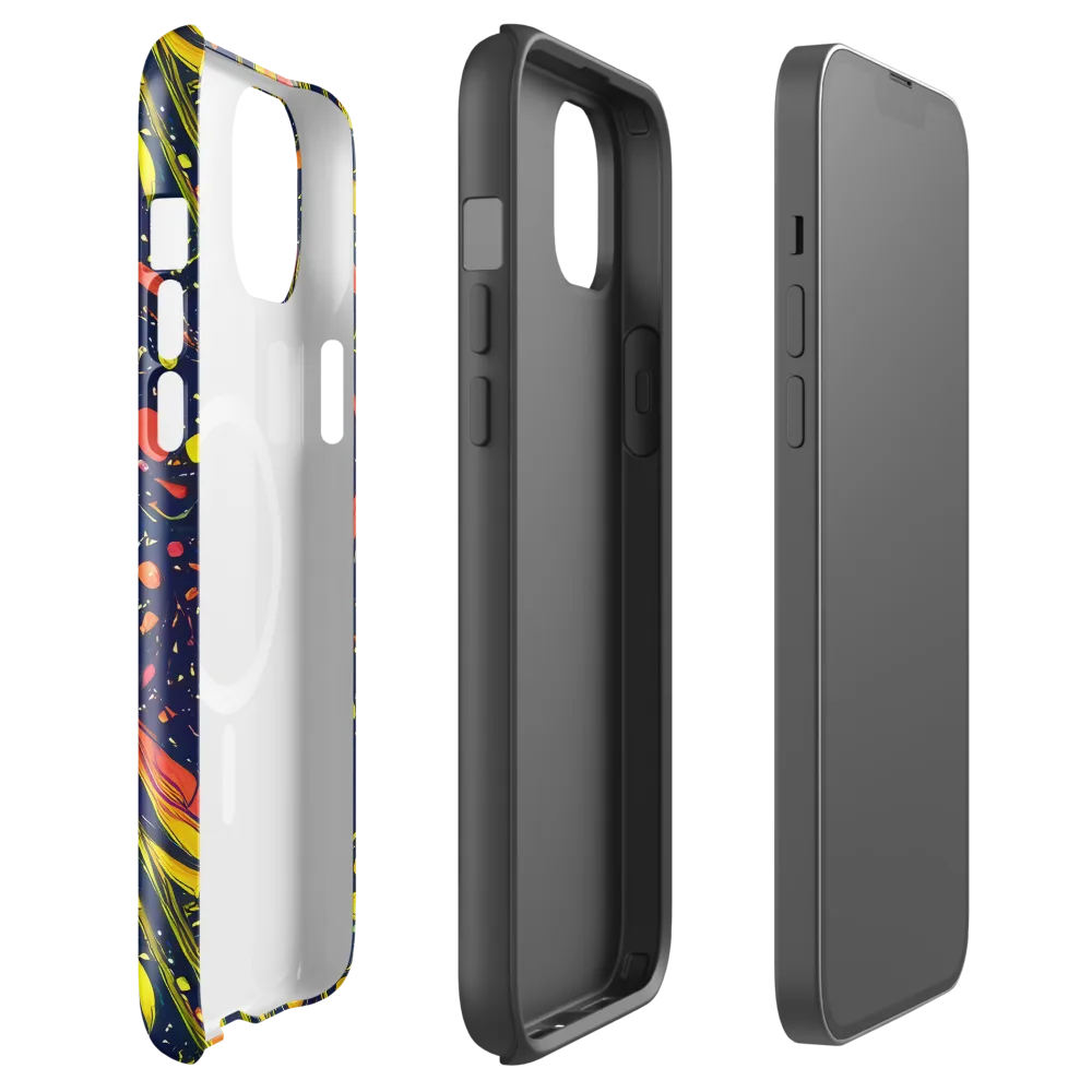 Citrus Vortex on MagSafe Tough Case for iPhone® — Front