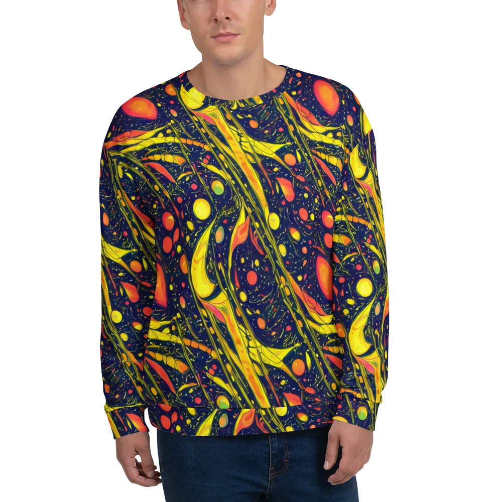Citrus Vortex on Sweatshirt — Front