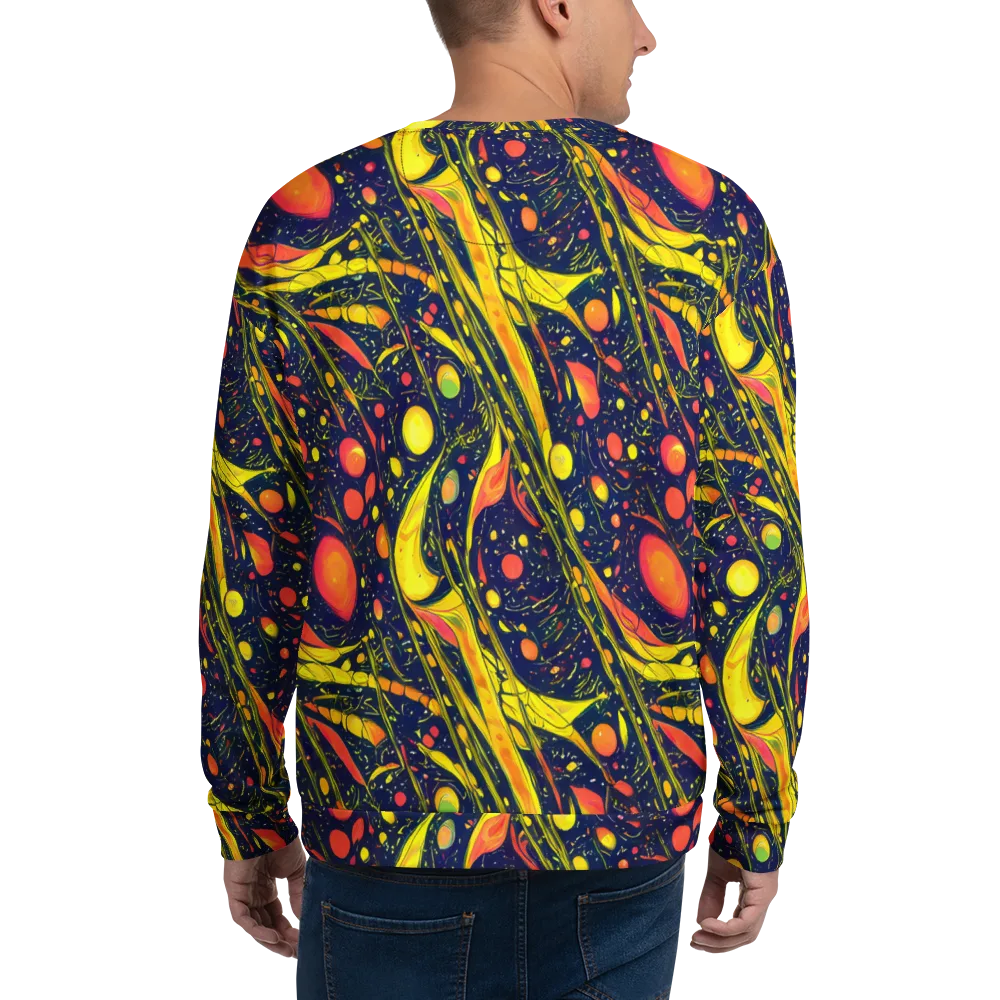 Citrus Vortex on Sweatshirt — Back