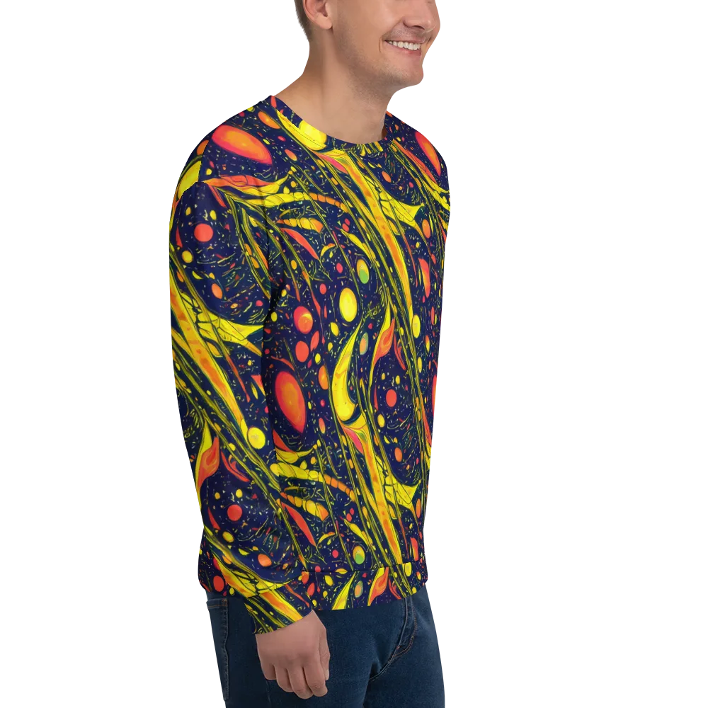 Citrus Vortex on Sweatshirt — Right Front