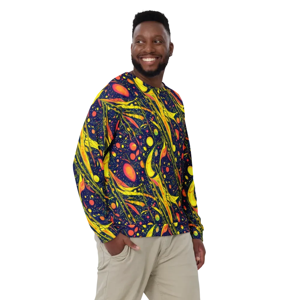 Citrus Vortex on Sweatshirt — Front