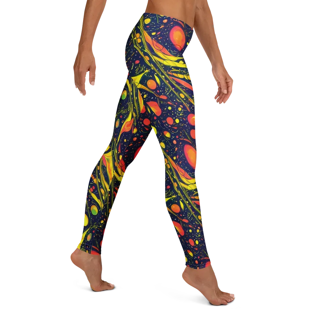 Citrus Vortex on Leggings — Right