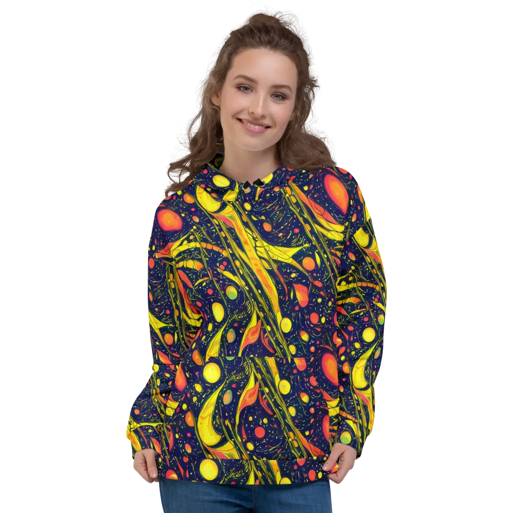 Citrus Vortex on Hoodie — Front