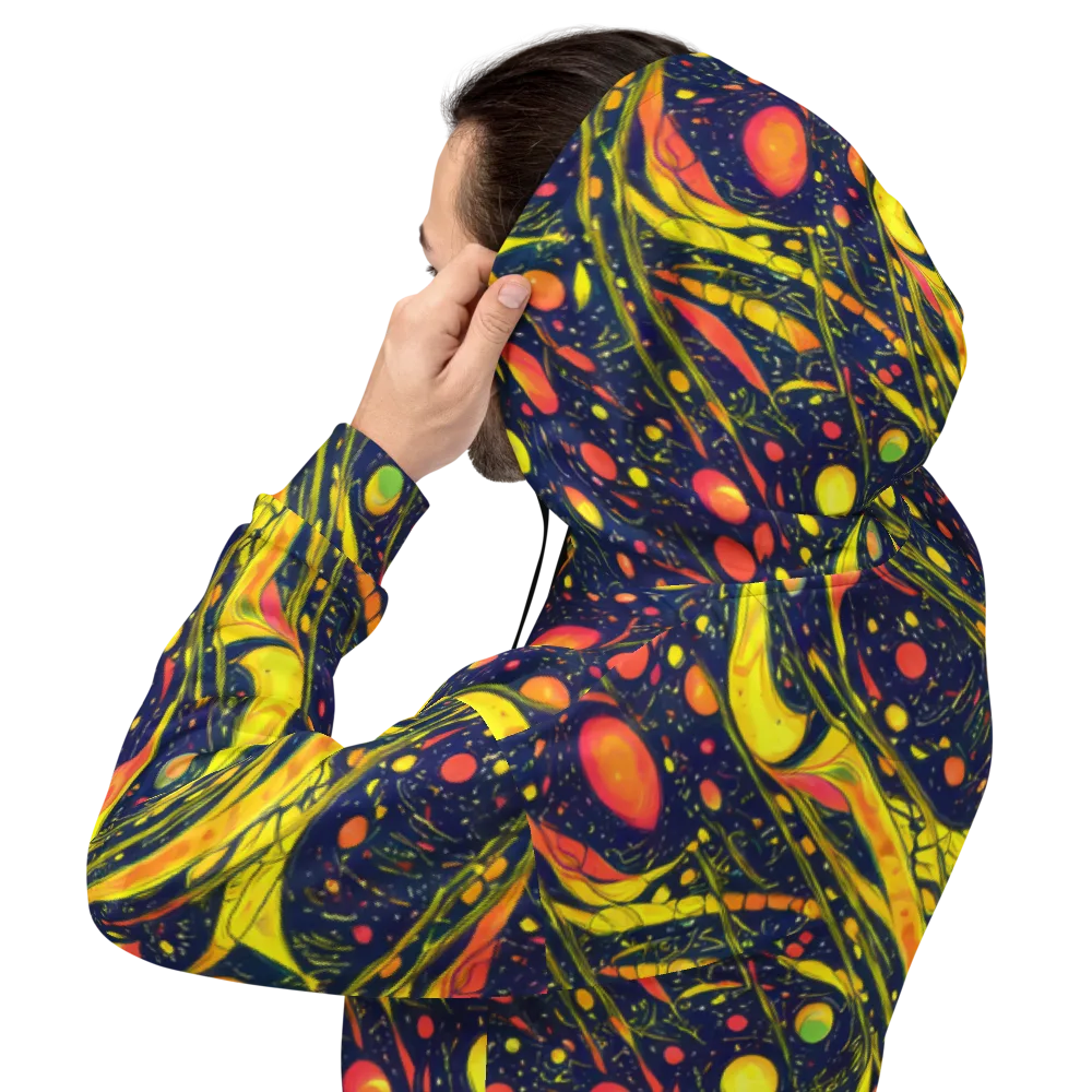 Citrus Vortex on Hoodie — Back