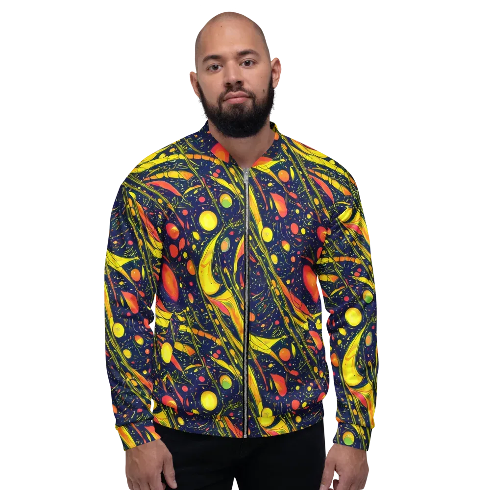 Citrus Vortex on Bomber Jacket — Front