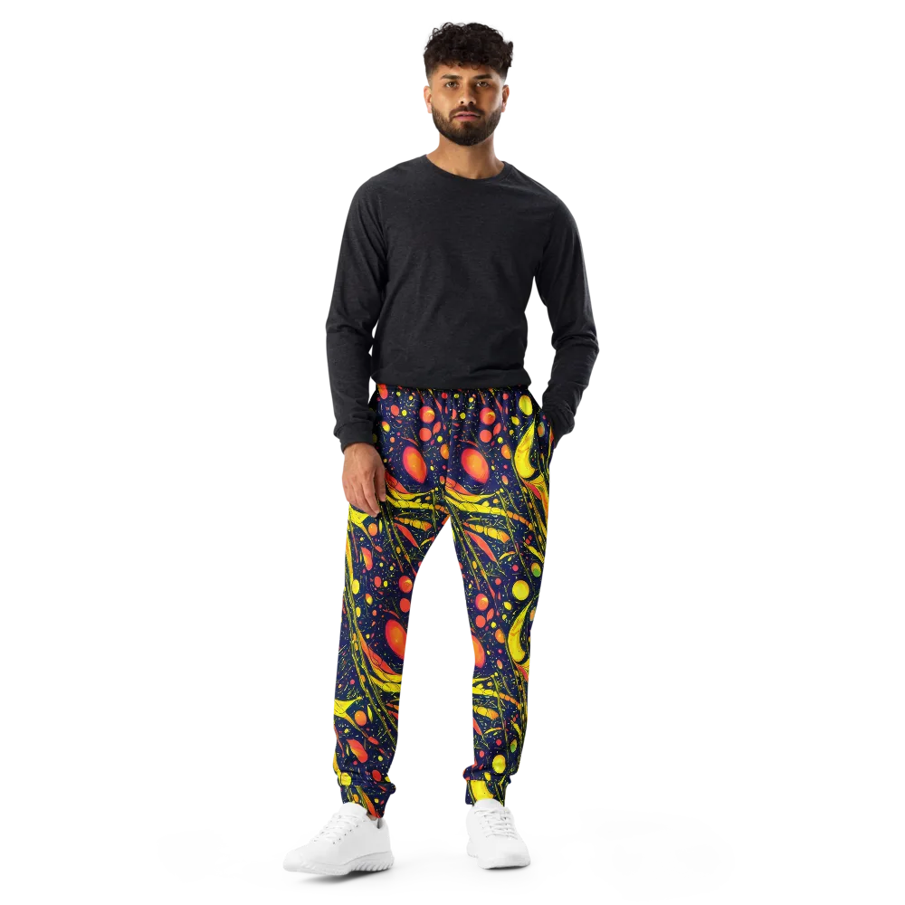 Citrus Vortex on Men's Joggers — Front