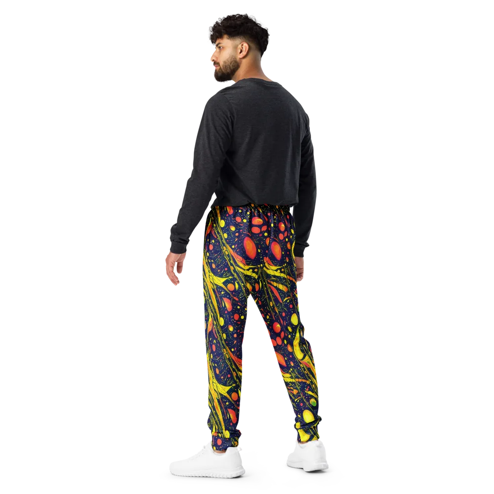 Citrus Vortex on Men's Joggers — Back