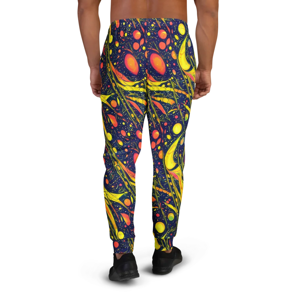 Citrus Vortex on Men's Joggers — Back